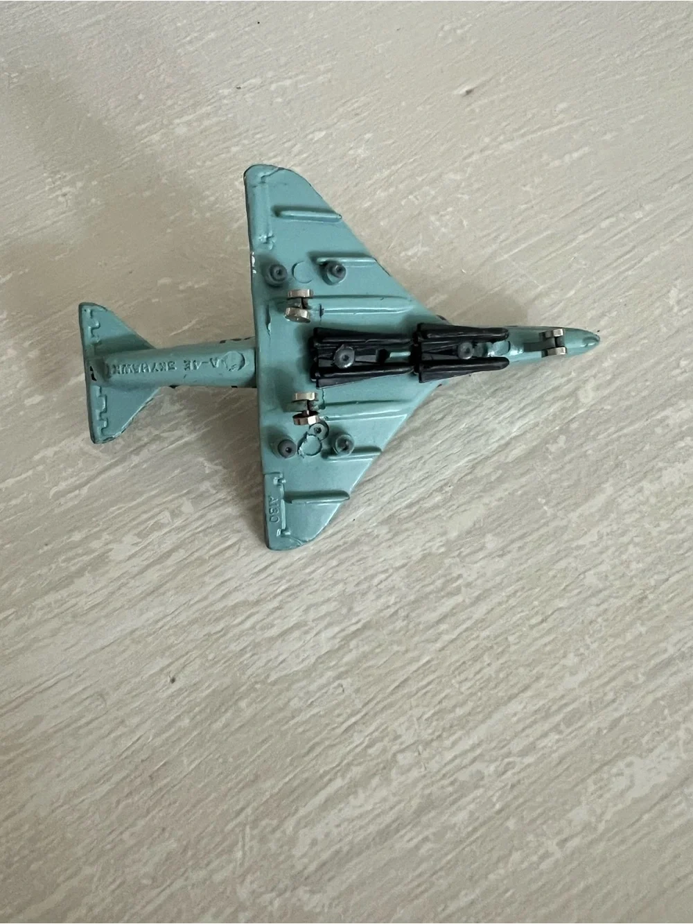 vintage diecast fighter jet airplane US Navy